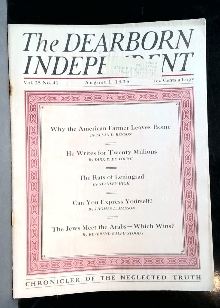 The Dearborn Independent August 1 1925 (1 of 10)