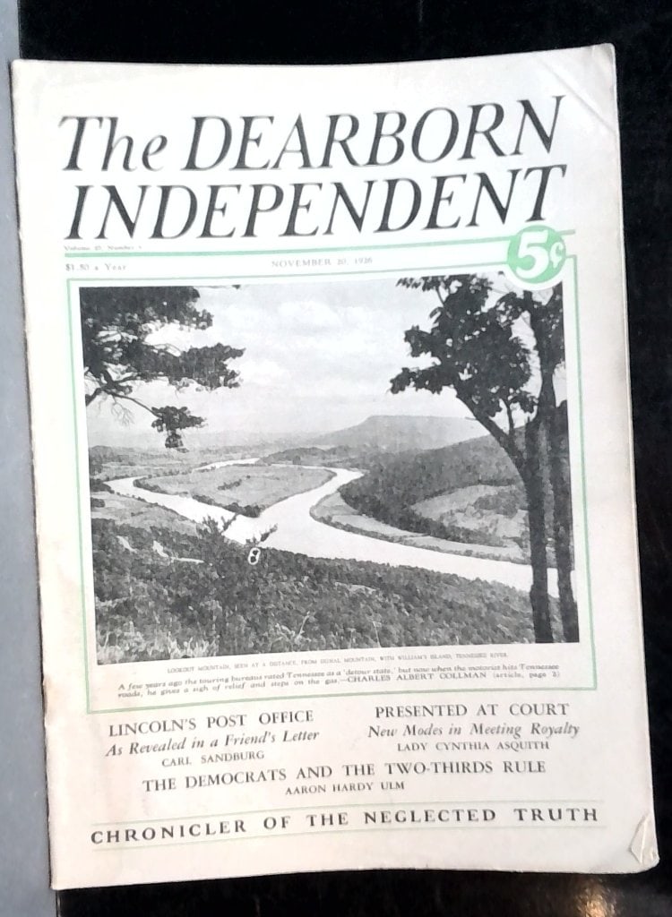Vtg The Dearborn Independent Magazine 1926 (1 of 8)
