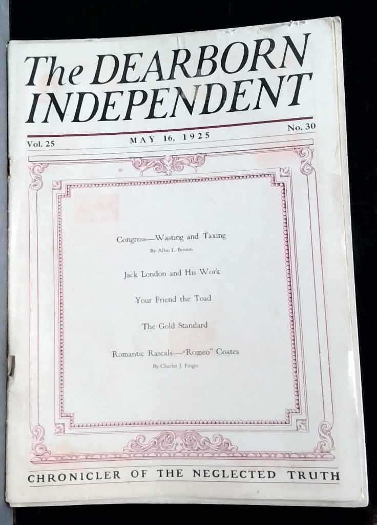 The Dearborn Independent May 16 1925 (1 of 2)
