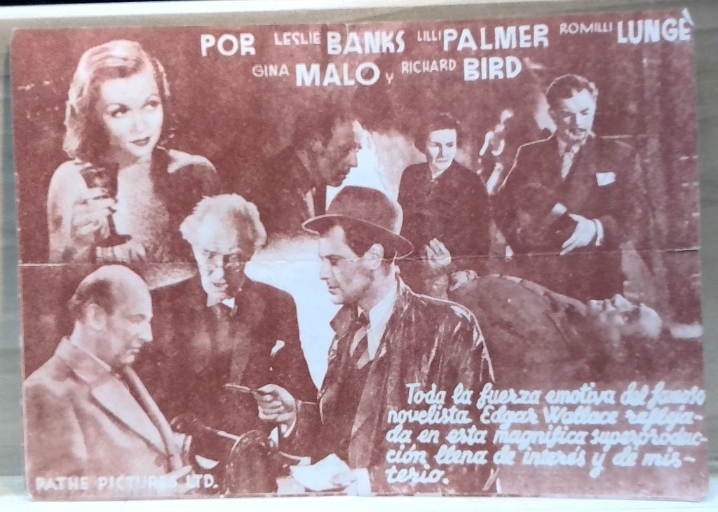 Vtg Spanish Film Lobby Card 1943 (1 of 3)