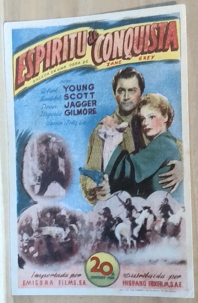 Vtg Spanish Cinema Lobby Card Espiritu De (1 of 3)