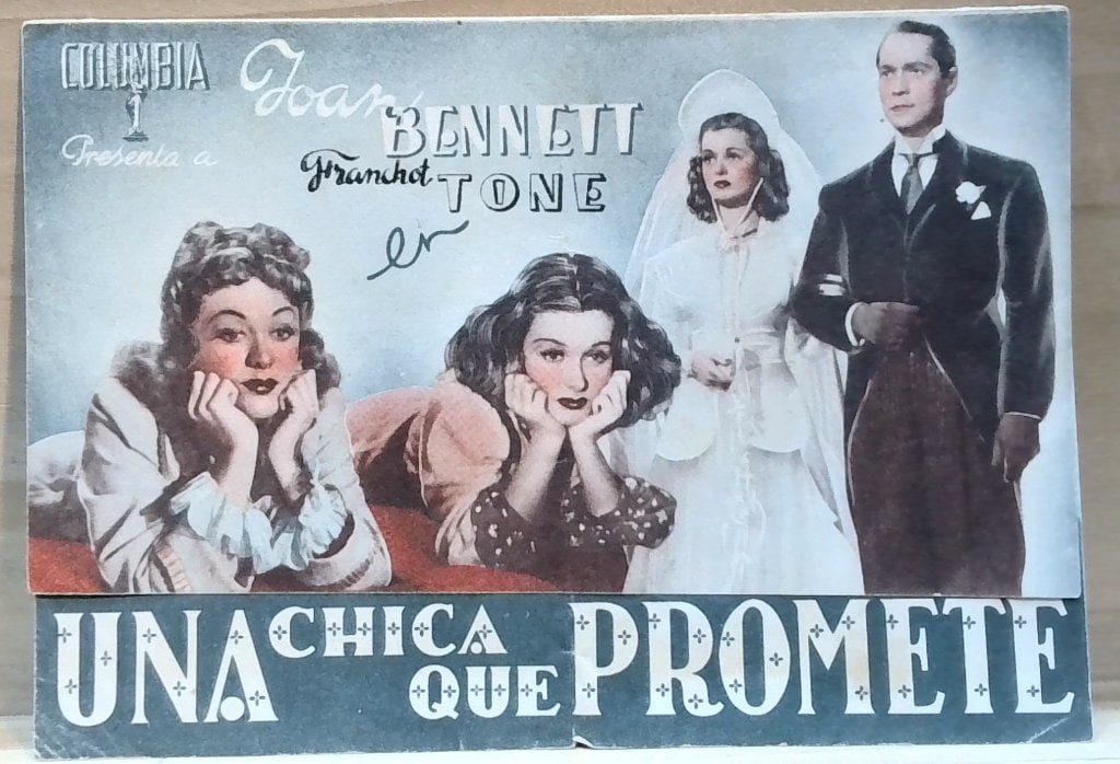 Vtg Spanish Movie Lobby Card Una Chica Que (1 of 3)