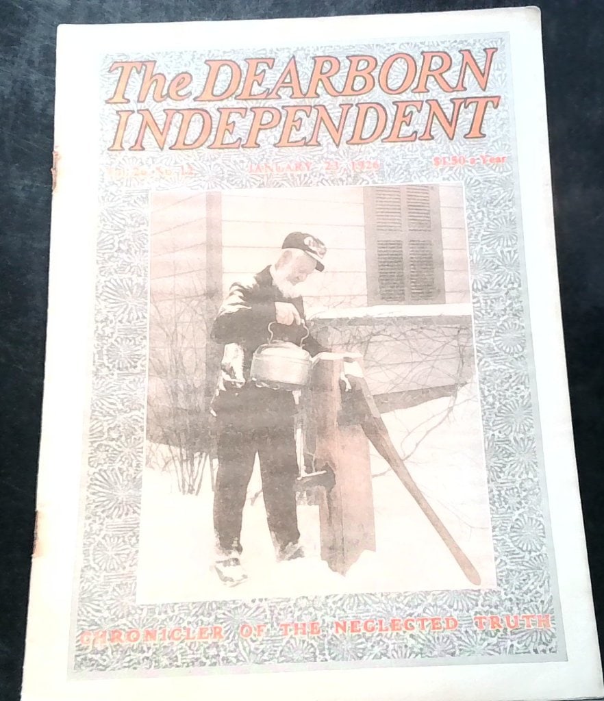 The Dearborn Independent Jan 23 1926 (1 of 6)