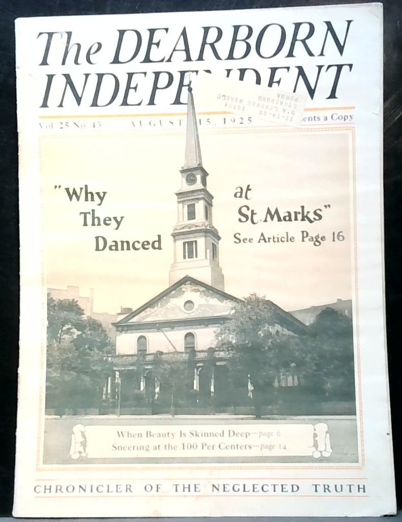 The Dearborn Independent Aug 15 1925