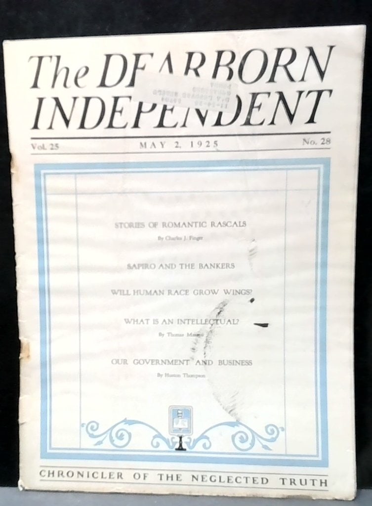 The Dearborn Independent May 2 1925