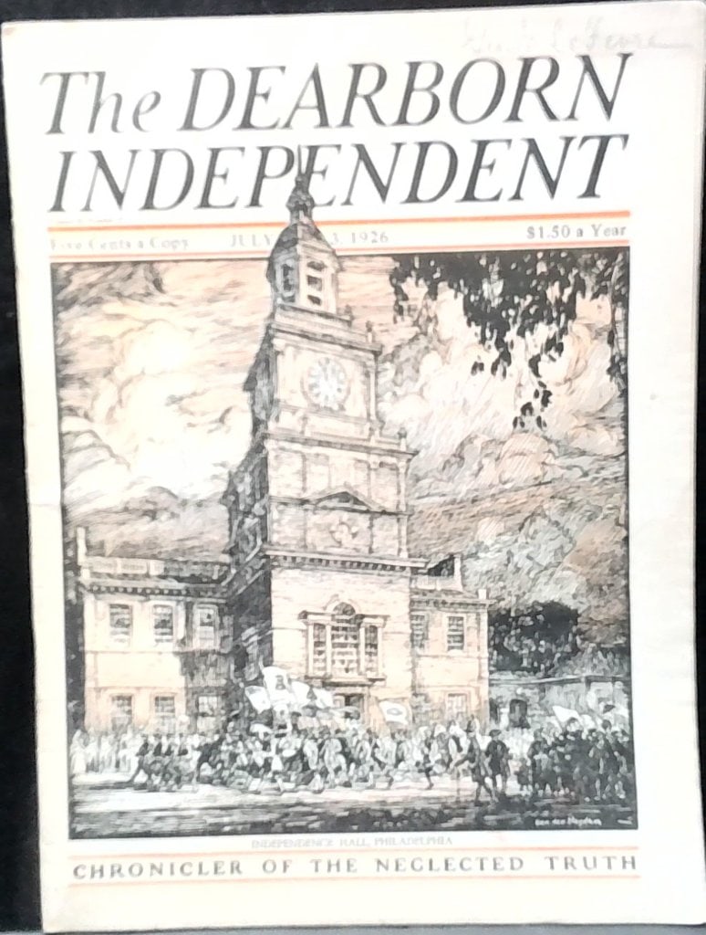 The Dearborn Independent July 3 1926 (1 of 7)