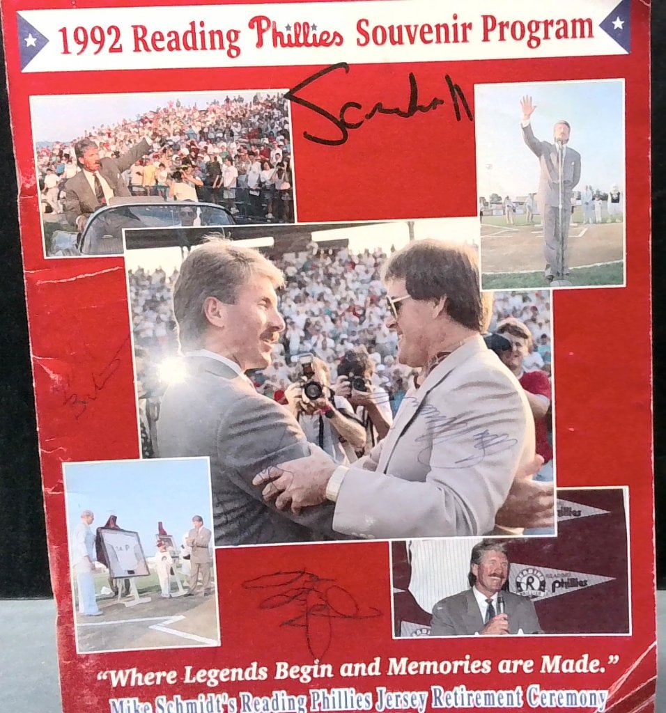 1992 Reading Phillies Souvenir Program (1 of 13)
