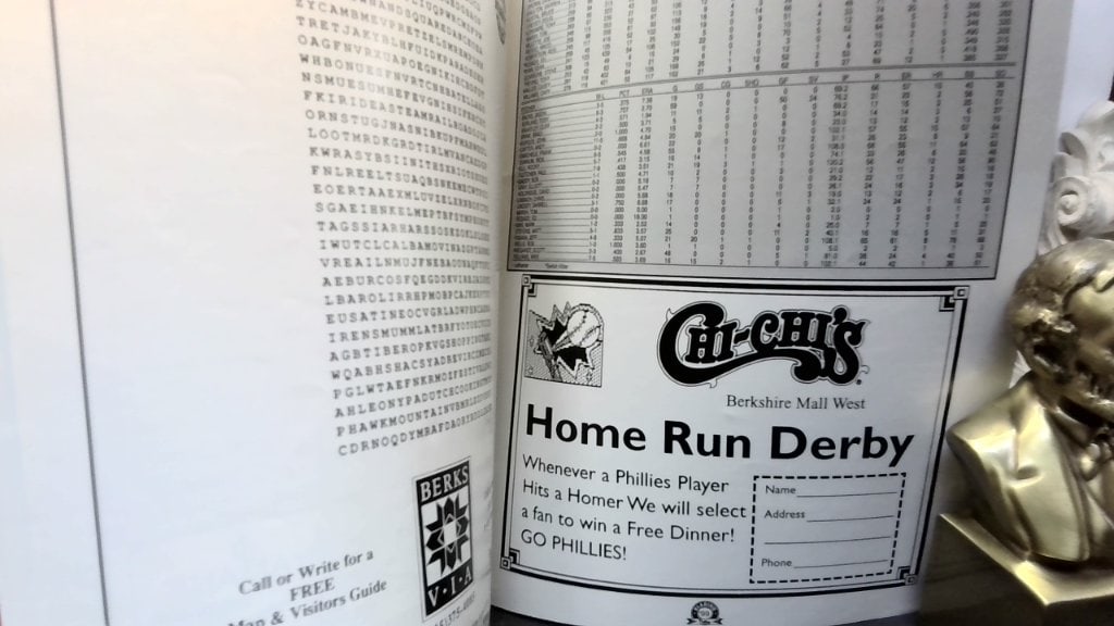 1992 Reading Phillies Souvenir Program - 4