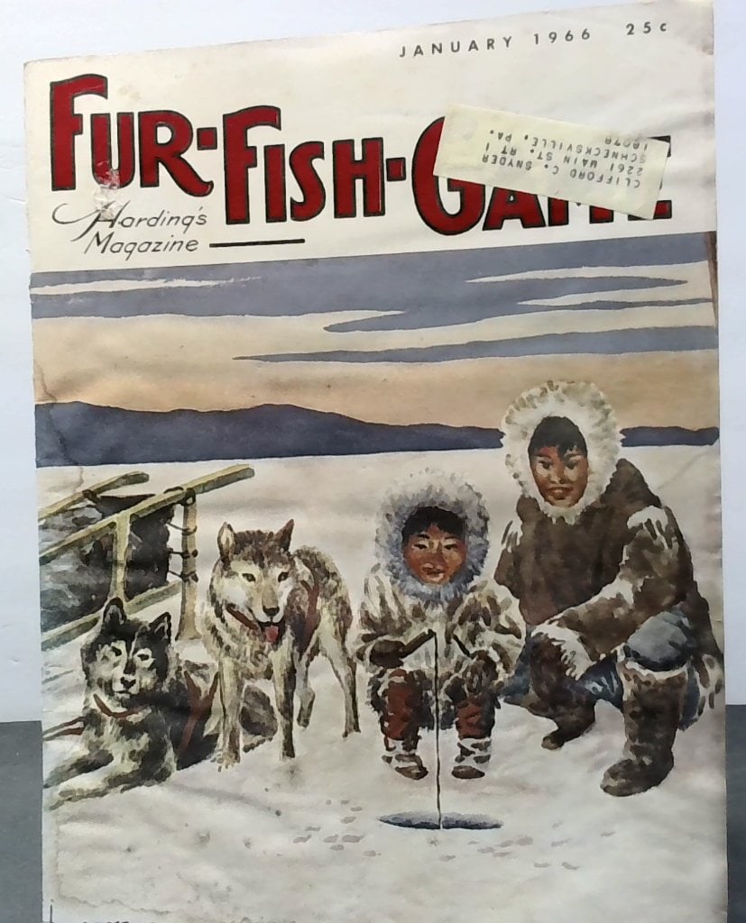 Vtg Fur-Fish-Game Magazine Jan 1966: Vtg Fur-Fish-Game Magazine, January 1966, Harding's Magazine, Columbus, Ohio, Paper Format, Hunting, Fishing, Trapping Articles, Vtg Advertisements.