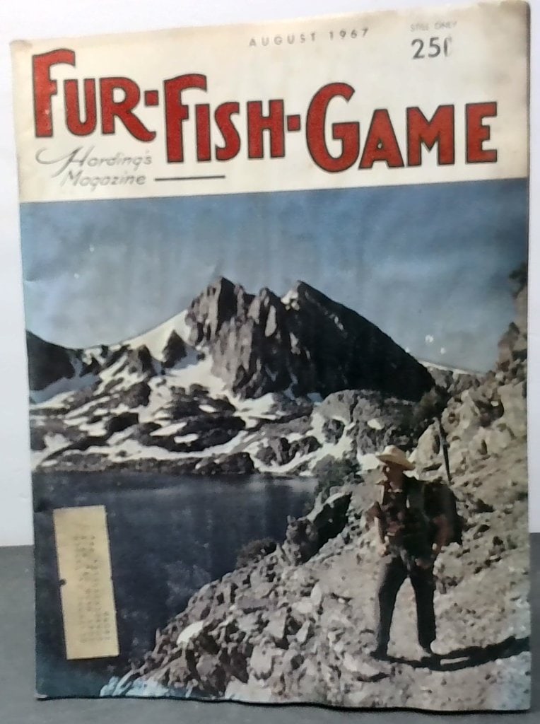 Vtg Fur-Fish-Game Magazine Aug 1967: Vtg Fur-Fish-Game Magazine, August 1967, Harding's Magazine, Columbus, Ohio, Paper Format, Hunting, Fishing, Trapping Articles, Vtg Advertisements.