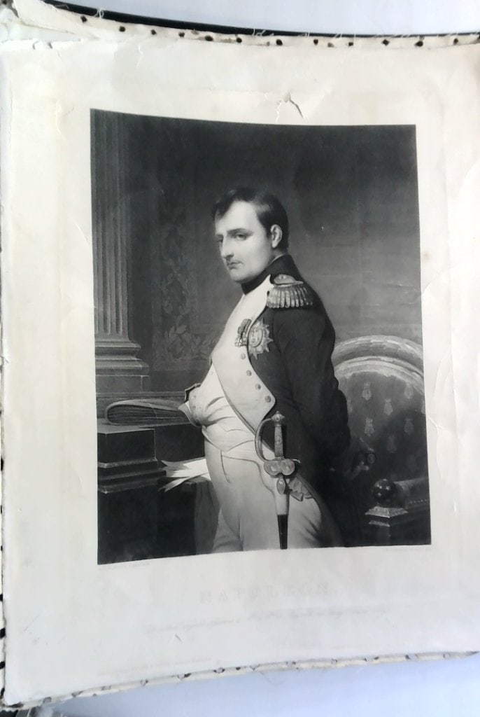 Vtg Napoleon Engraving Print (1 of 3)