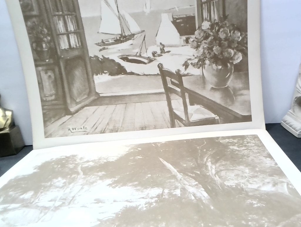 Vtg R. Wintz Monochrome Prints (1 of 7)