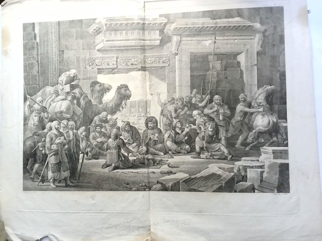 Vtg Palmyra Syria Engraving L. F. Cassas (1 of 5)