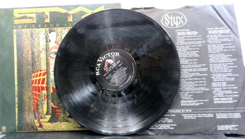 Styx The Grand Illusion Vinyl LP (1 of 3)