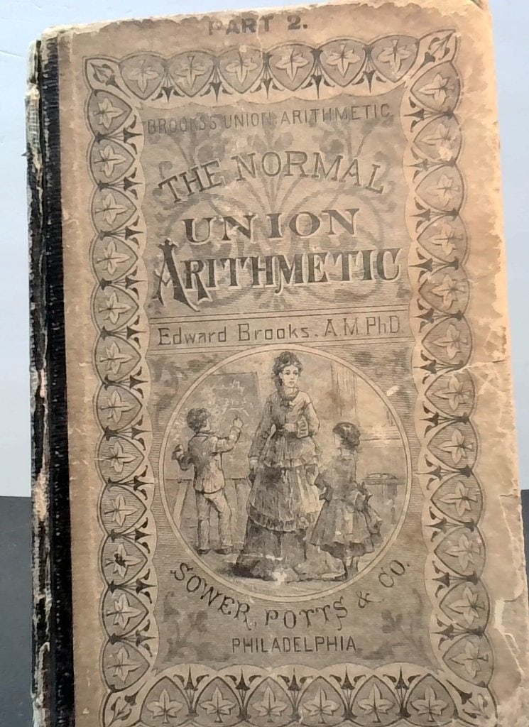 Vtg The Normal Union Arithmetic 1877 (1 of 6)