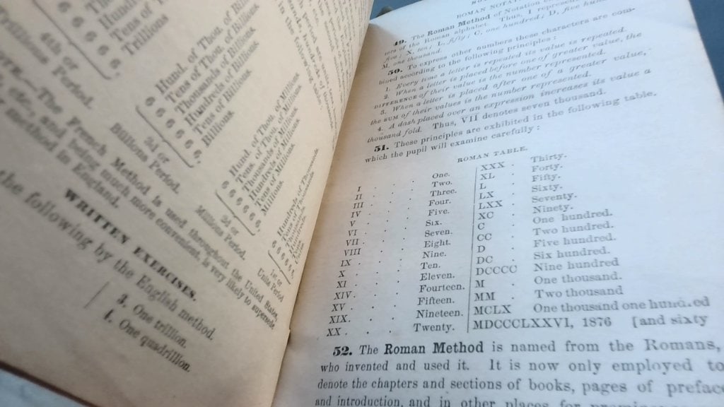 Vtg The Normal Union Arithmetic 1877 - 5