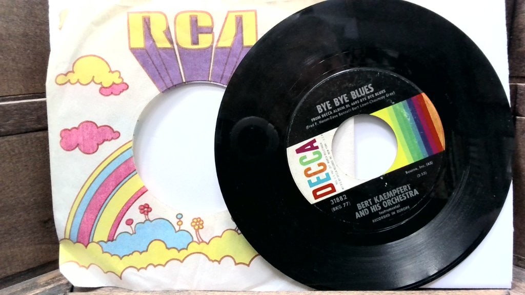 Bert Kaempfert Bye Bye Blues 45 RPM Record (1 of 2)