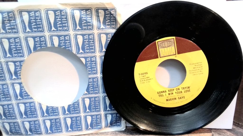 Marvin Gaye Gonna Keep On Tryin' Vinyl Record (1 of 2)