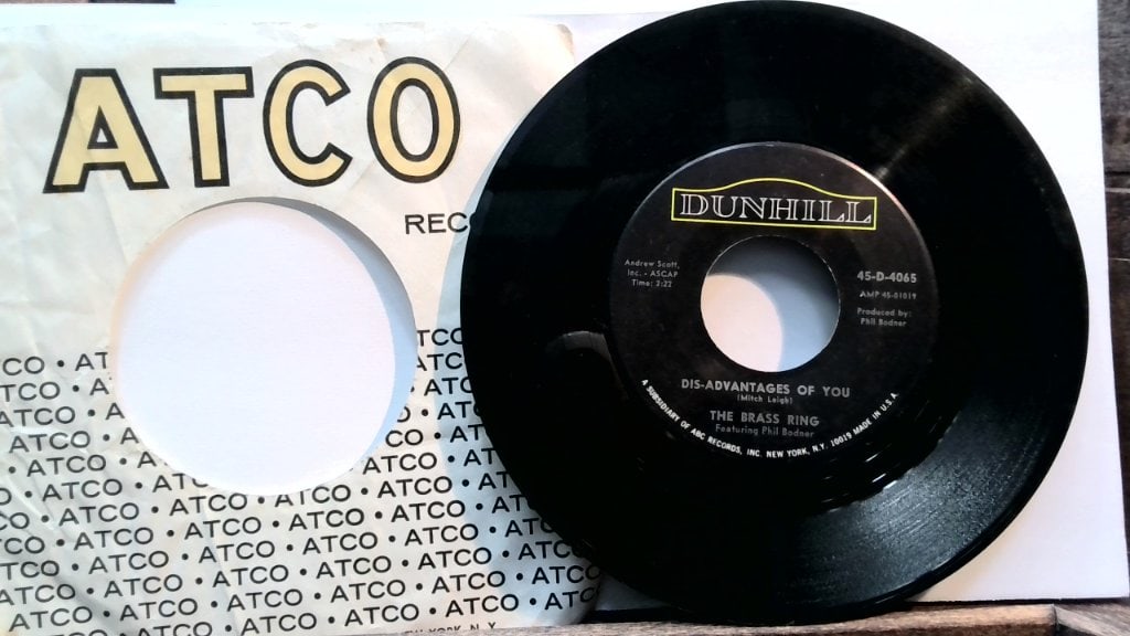 The Brass Ring Dis-Advantages Of You 45 RPM (1 of 1)