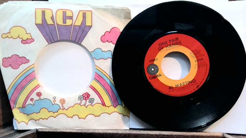 Al Martino One Pair Of Hands 45 RPM Records (1 of 2)