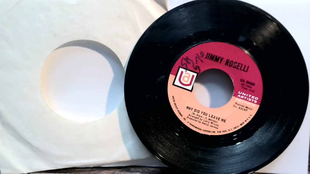 Jimmy Roselli Why Did You Leave Me 45 RPM (1 of 2)