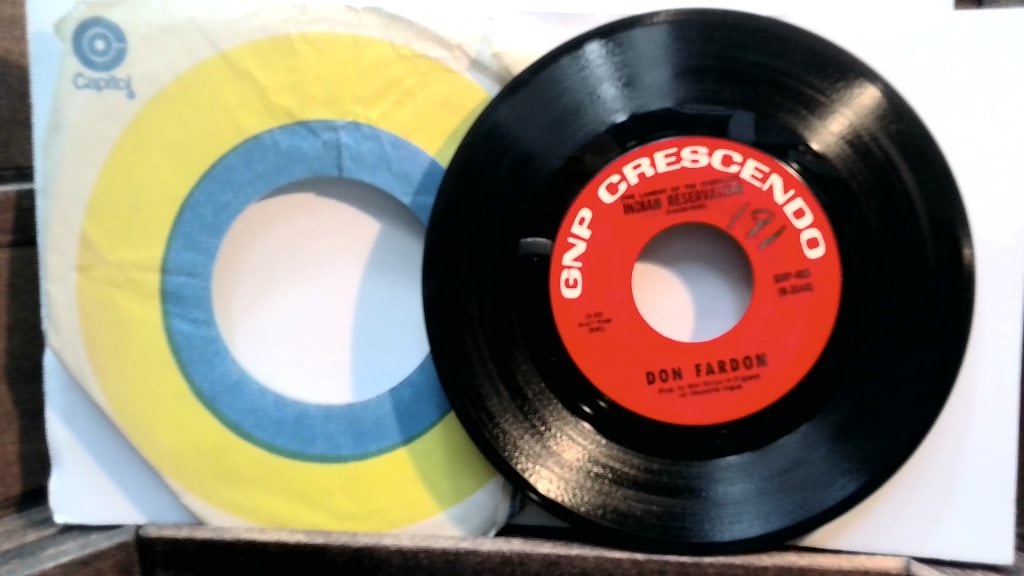 Don Fardon Indian Reservation 45 RPM Record (1 of 2)