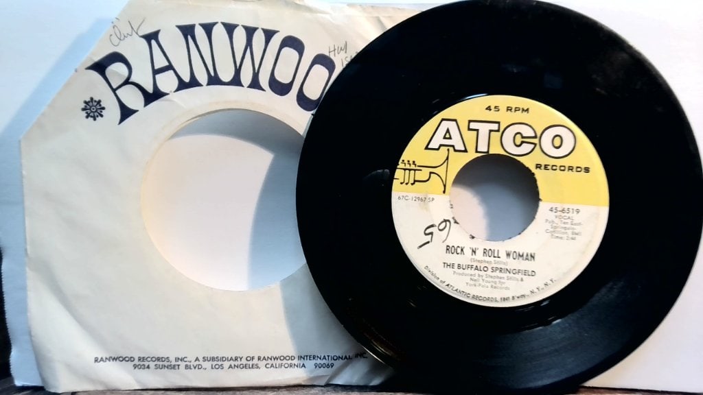 Buffalo Springfield Rock N Roll Woman 45 RPM (1 of 2)