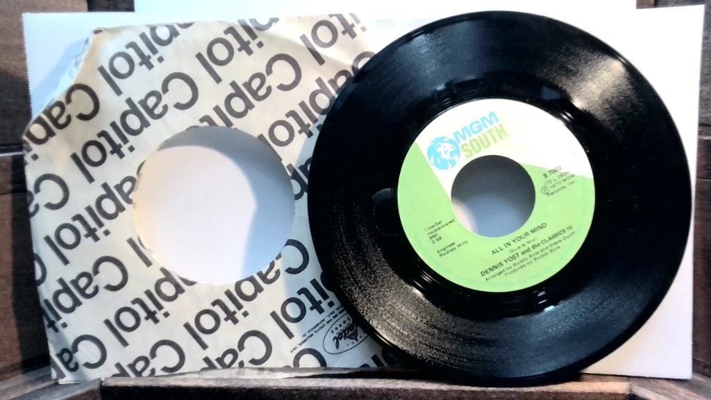 Dennis Yost And The Classics IV Vinyl 45 Record (1 of 2)