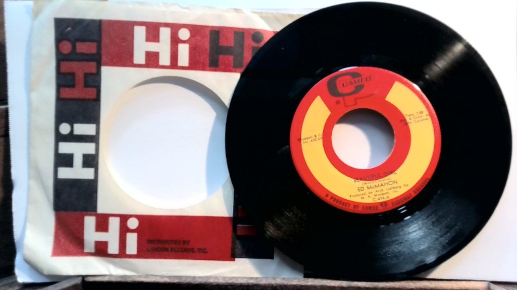 Ed McMahon Beautiful Girl 45 RPM (1 of 2)