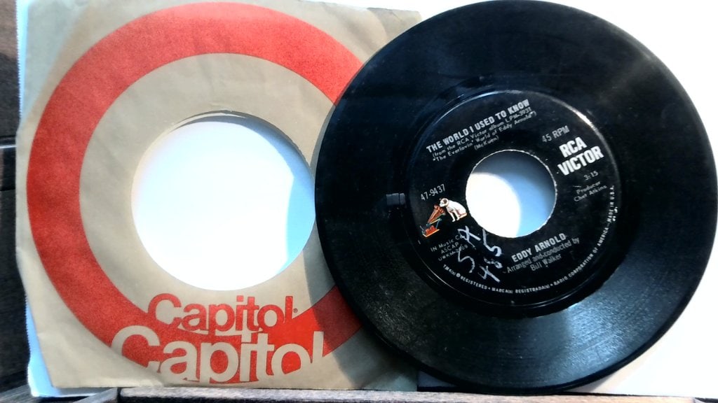 Eddy Arnold The World I Used To Know 45 RPM (1 of 2)