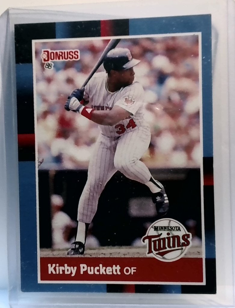 Vtg 1988 Donruss Kirby Puckett Card (1 of 2)