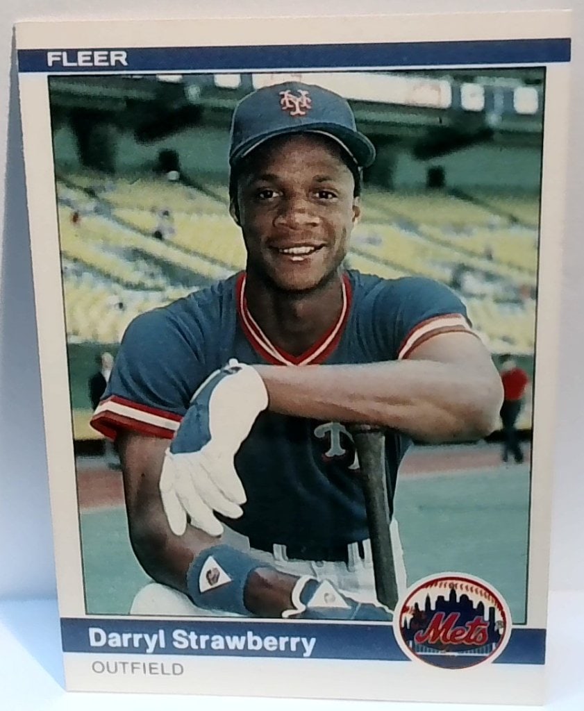 Darryl Strawberry 1984 Fleer Card (1 of 2)