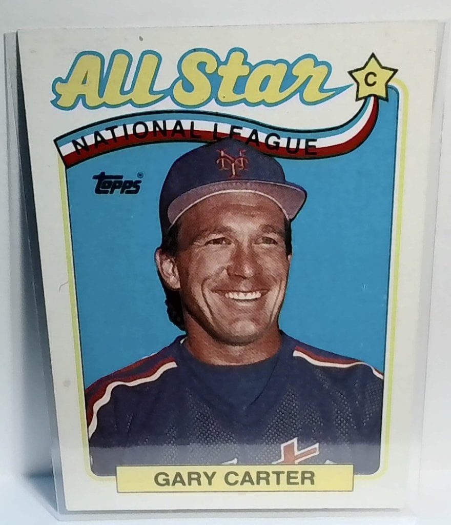 1989 Topps Gary Carter All-Star Card (1 of 2)