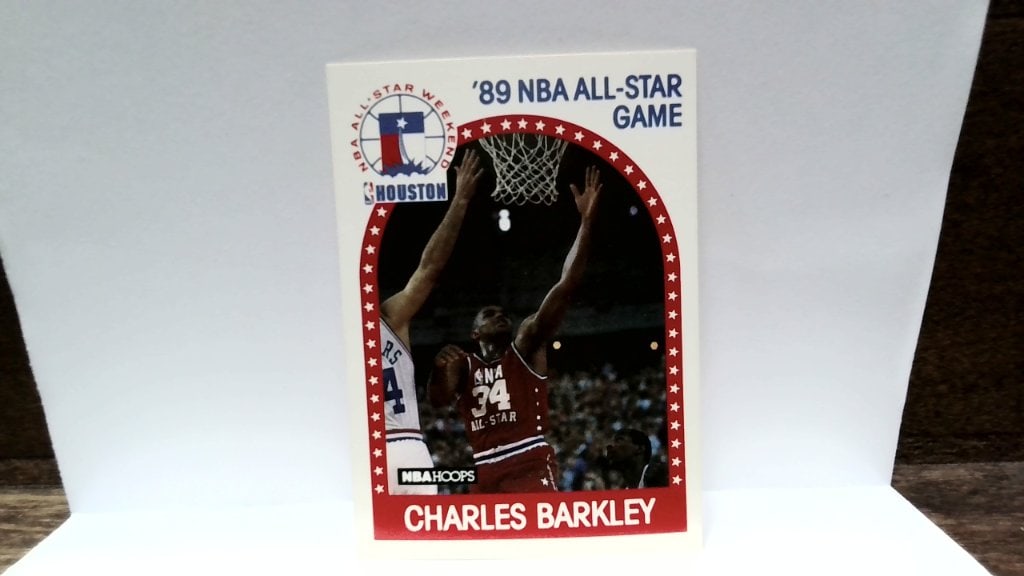 1989 NBA Hoops Barkley All-Star Card (1 of 2)