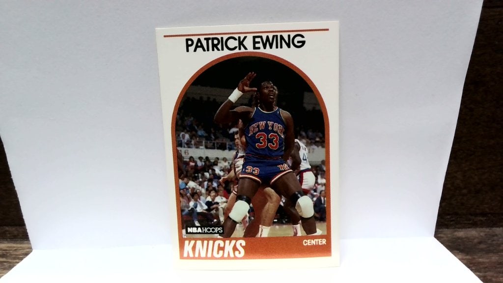 Vtg 1989 NBA Hoops Patrick Ewing Card No 80 (1 of 2)