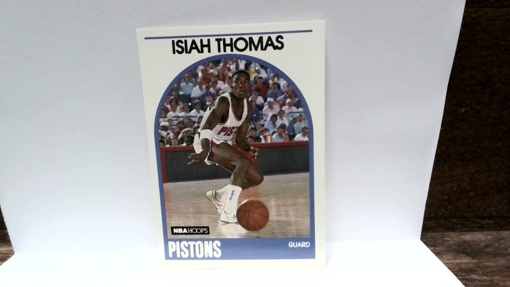 Vtg 1989 Isiah Thomas NBA Hoops Card No 250 (1 of 2)
