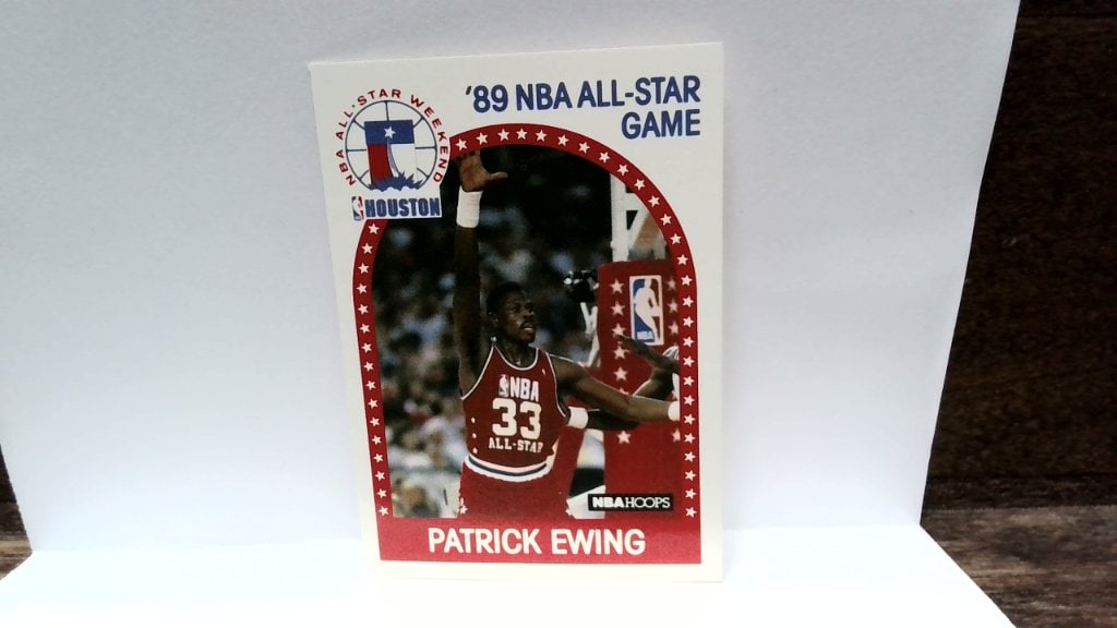 Vtg 1989 Patrick Ewing All-Star Card (1 of 2)