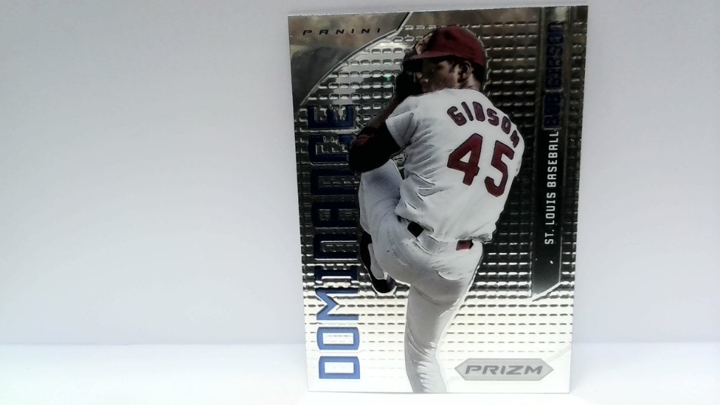 2012 Panini Prizm Bob Gibson Dominance D2: 2012 Panini Prizm Bob Gibson, St Louis Cardinals, Dominance, No D2.