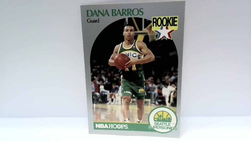 Vtg 1990 NBA Hoops Dana Barros Rookie Card (1 of 2)