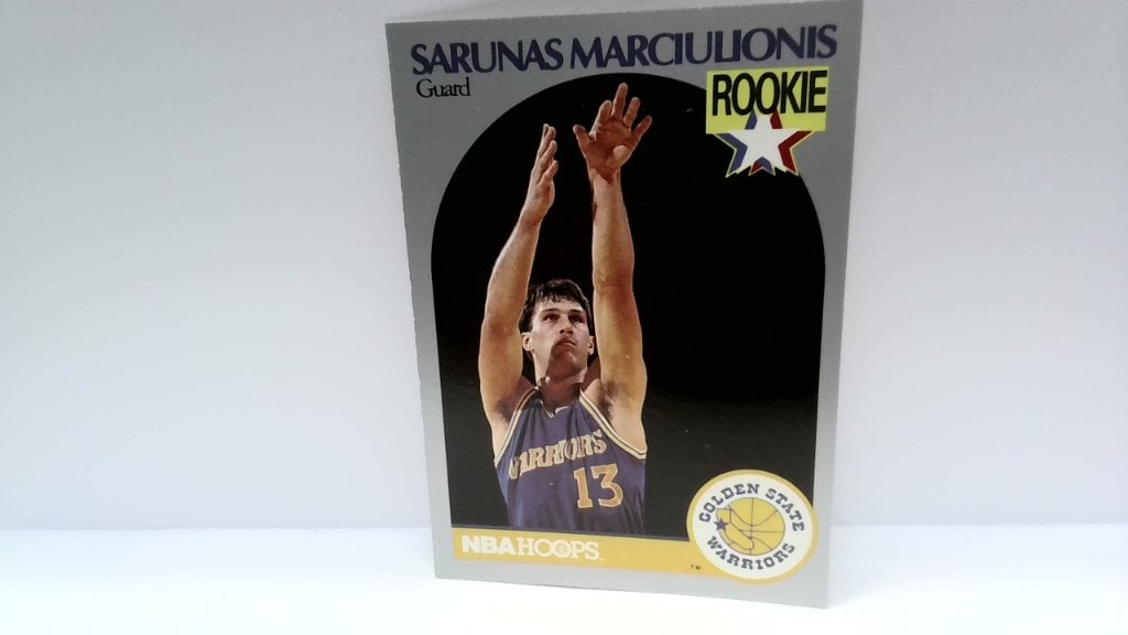 Vtg 1990 NBA Hoops Sarunas Marciulionis Rookie (1 of 2)