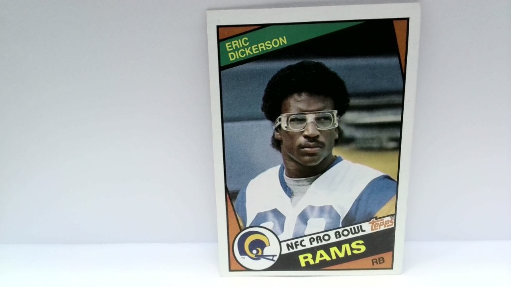 Vtg 1984 Topps Eric Dickerson Card (1 of 2)