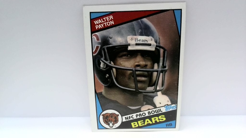 Vtg 1984 Topps Walter Payton Football Card (1 of 2)