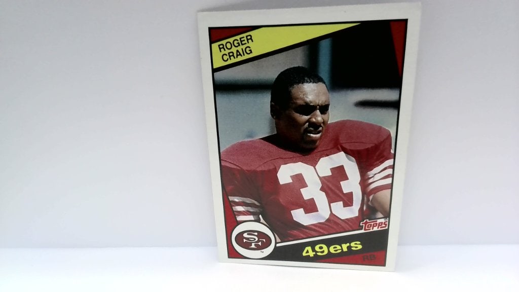 Vtg 1984 Roger Craig Topps Football Card (1 of 2)