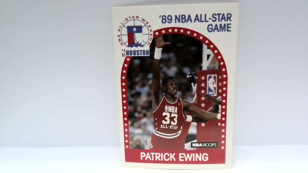 Vtg 1989 Patrick Ewing NBA Hoops Card (1 of 2)