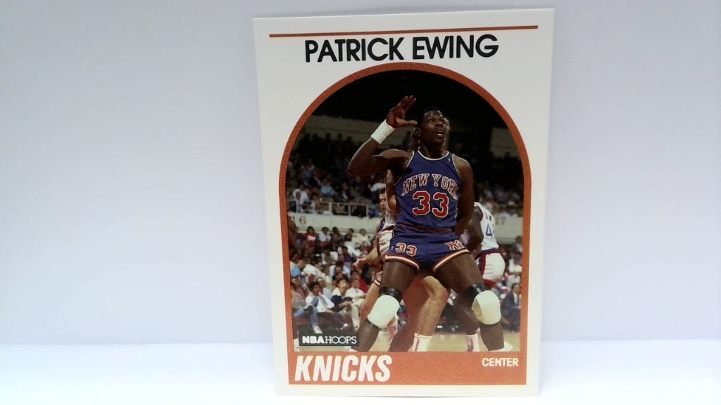 Vtg 1989 Patrick Ewing NBA Hoops Card No 80 (1 of 2)