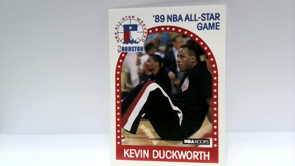 Vtg 1989 Kevin Duckworth NBA Hoops Card 193 (1 of 2)