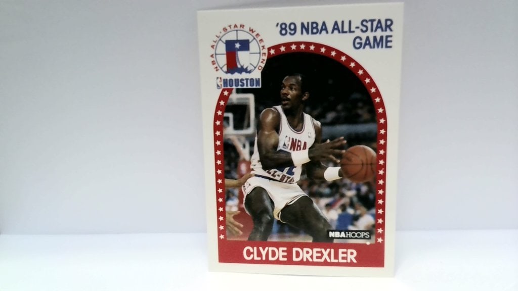 Vtg 1989 Clyde Drexler NBA Hoops Card 69 (1 of 2)