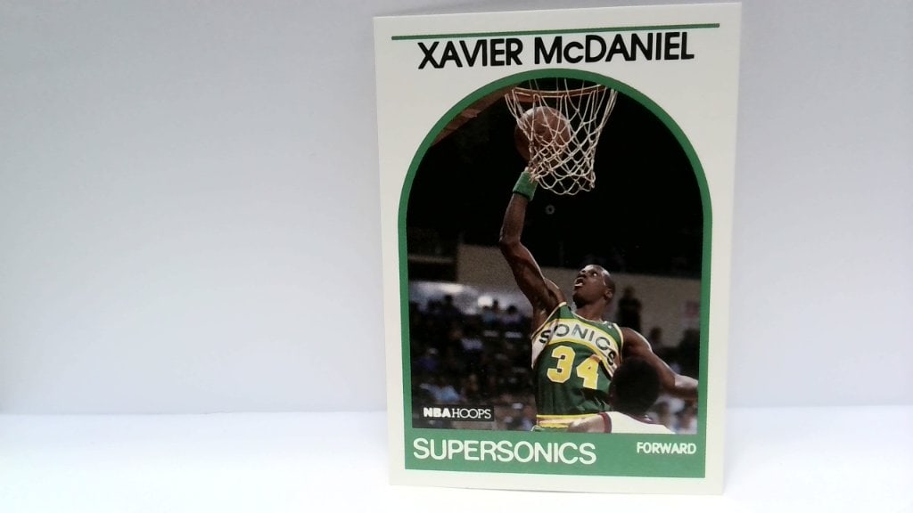 Vtg 1989 Xavier McDaniel NBA Hoops Card 70 (1 of 2)