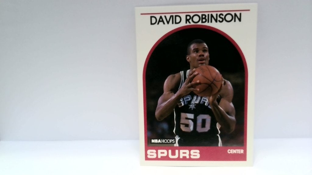 Vtg 1989 David Robinson NBA Hoops Card 310: Vtg 1989 David Robinson, San Antonio Spurs, NBA Hoops, Basketball Card, No 310.