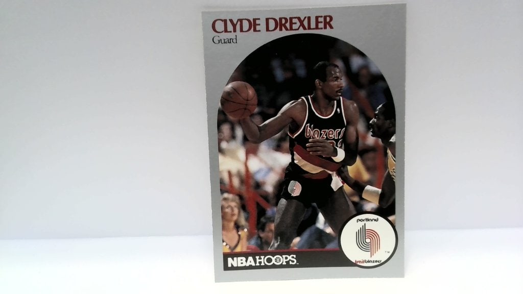 1990 Clyde Drexler NBA Hoops Card (1 of 2)